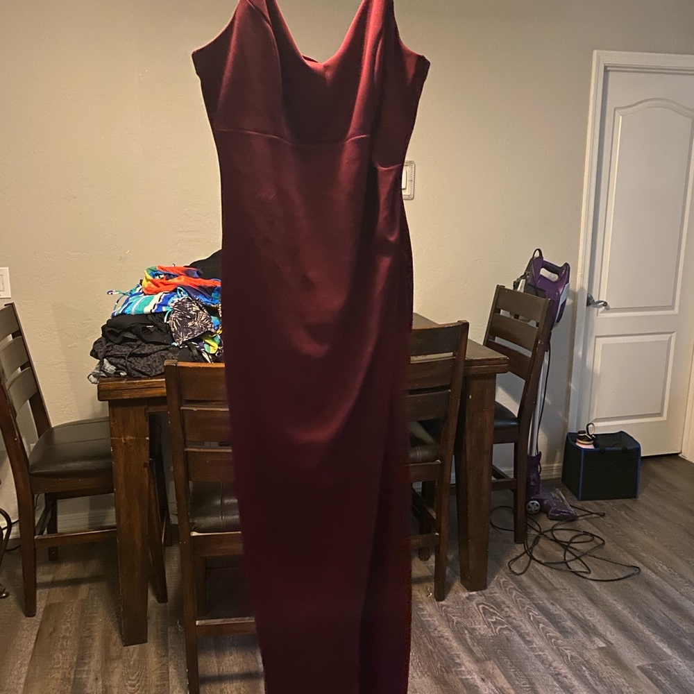 Maroon Maxi Dress